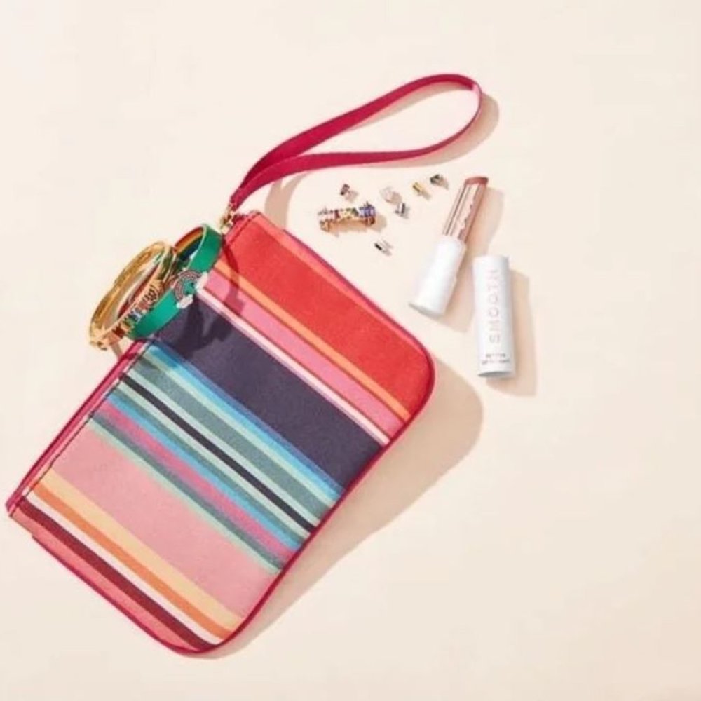 Stella and Dot Autism Wristlet Rainbow